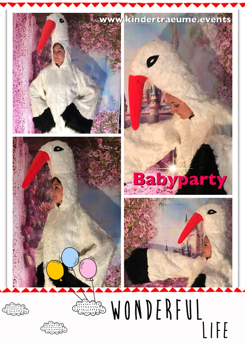 Storch Babyparty